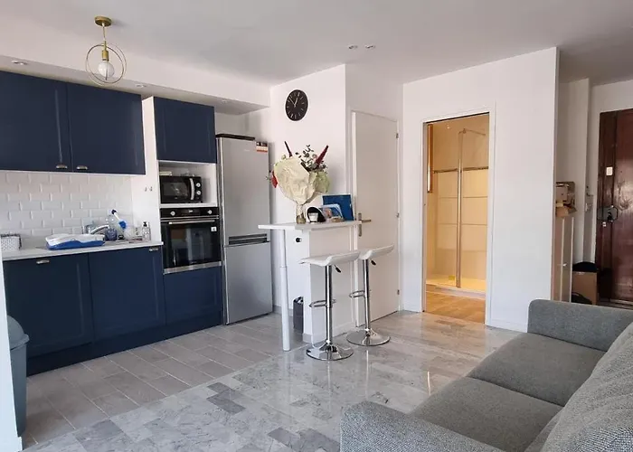 150m Des Plages 6 Couchages Parking 公寓 胡安莱潘